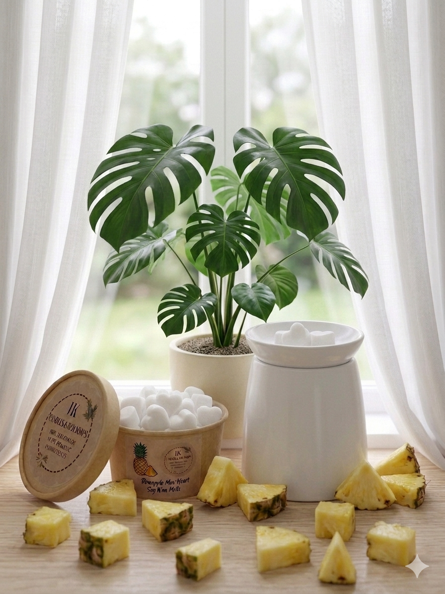 Mini Pineapple Heart Wax Melts
