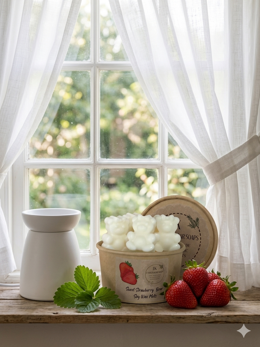 Sweet Strawberry Bear Wax Melts