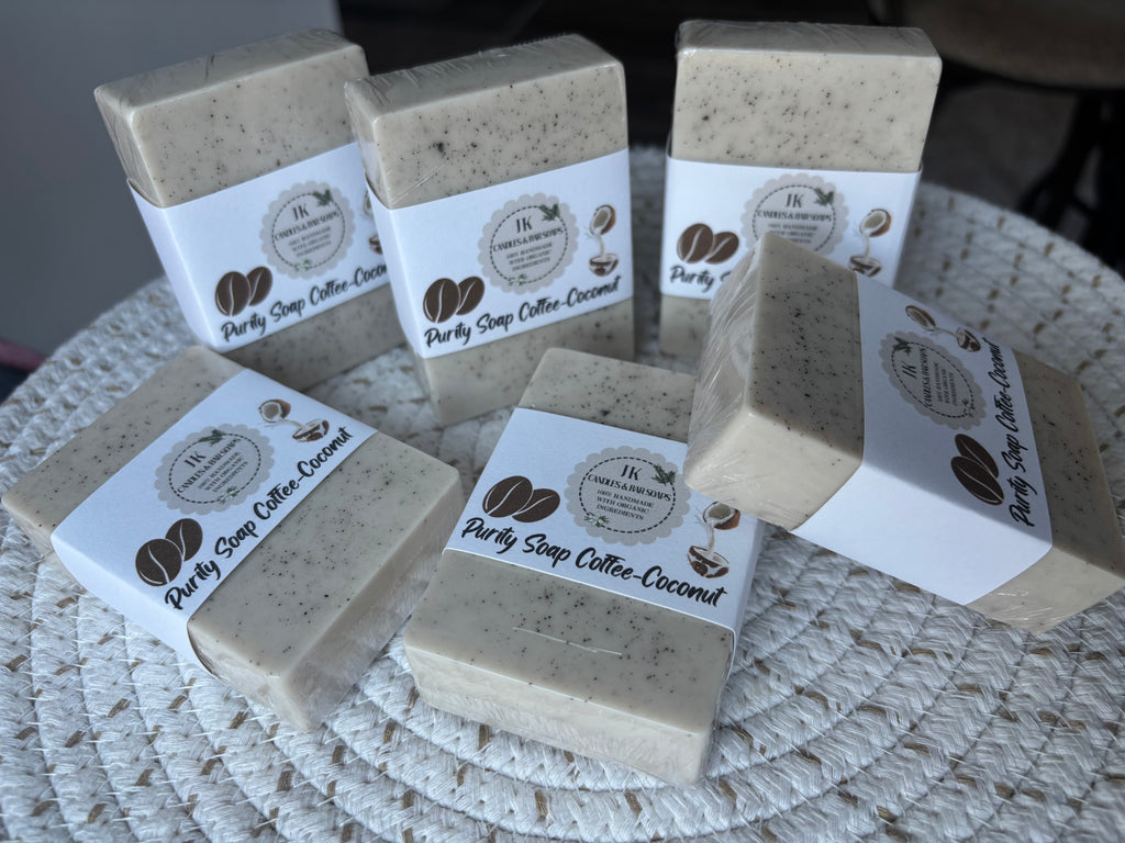 Purity Soap Coffee-Coconut. Set of 6.