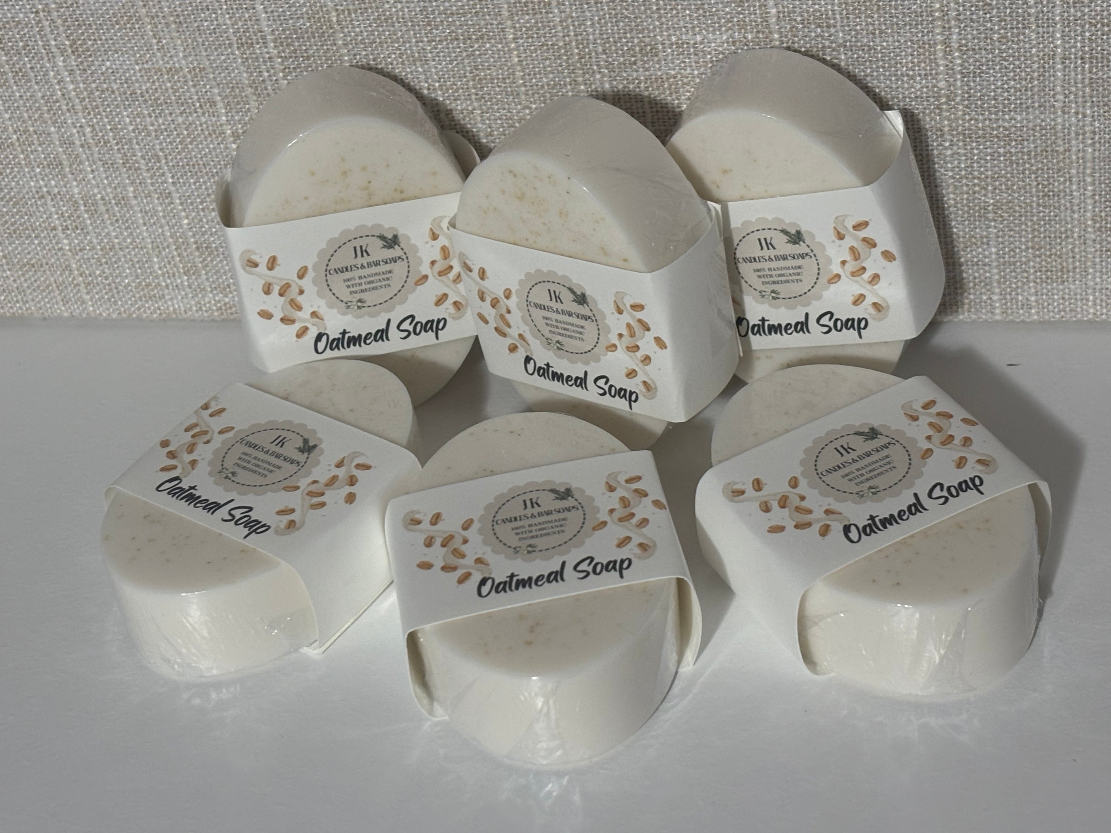 Oval Oatmeal Soap Set of 6