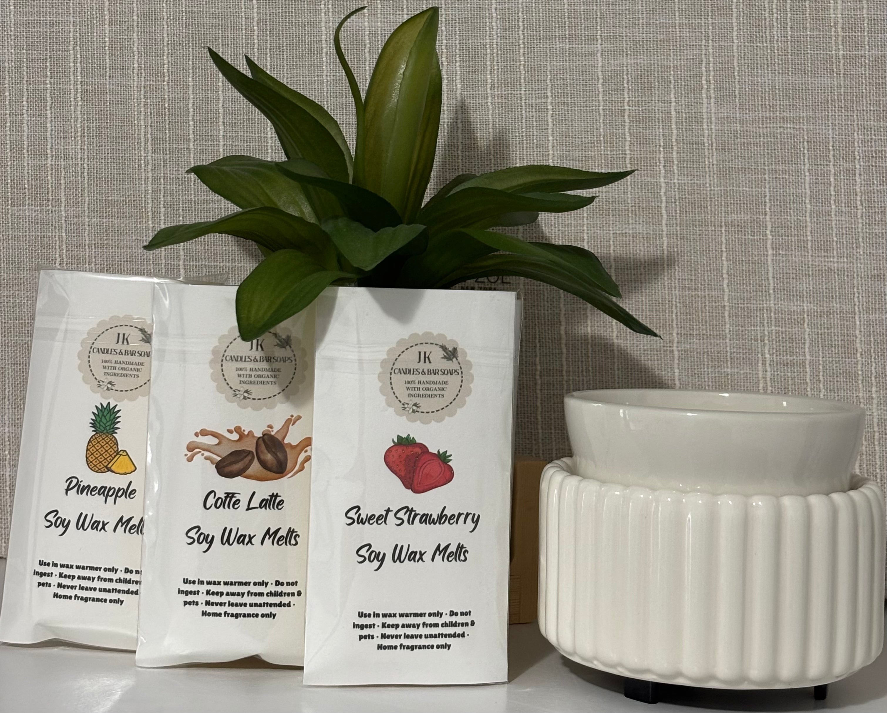 JK Home Fragrance Set – 3 Bar Melts + Electric Warmer