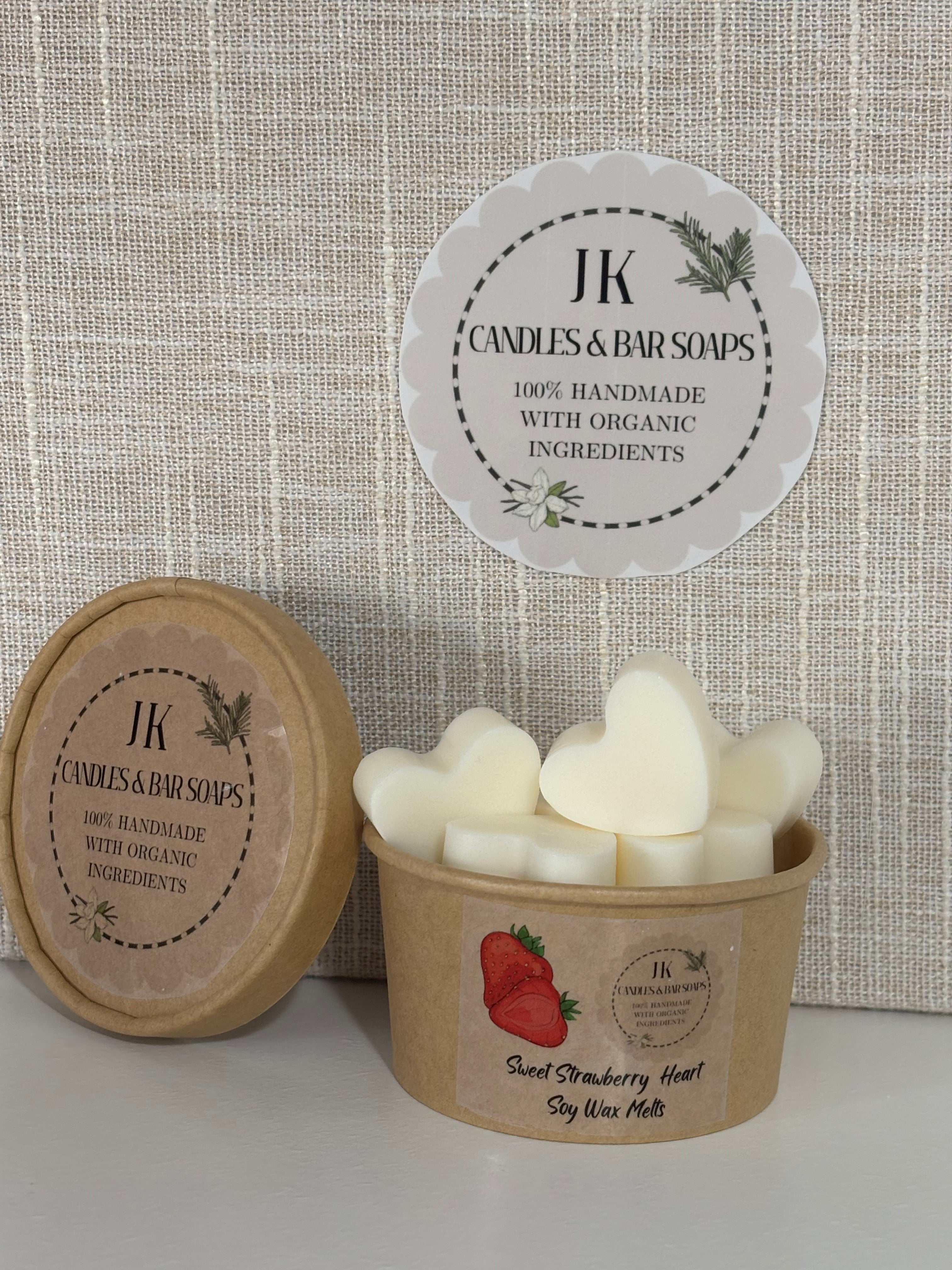 Sweet Strawberry Heart Wax Melts