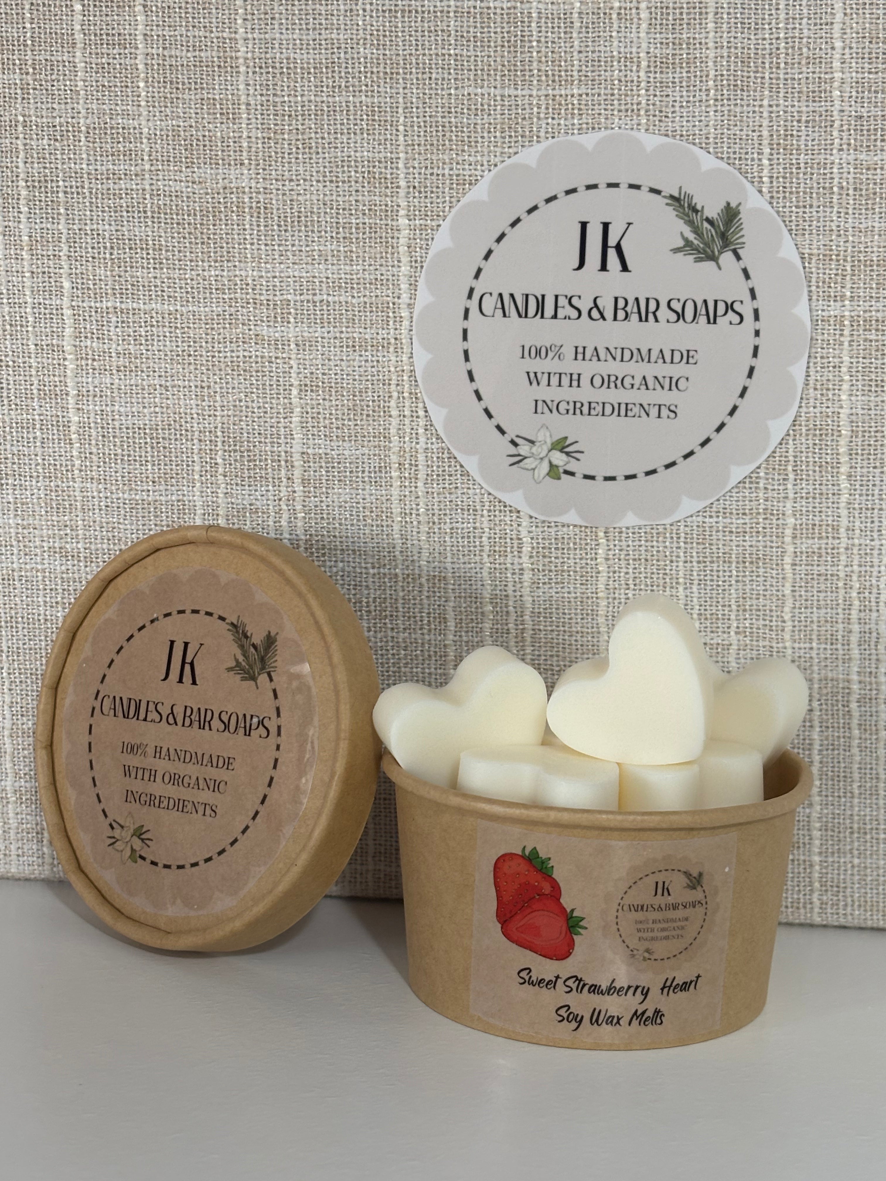 Sweet Strawberry Heart Wax Melts