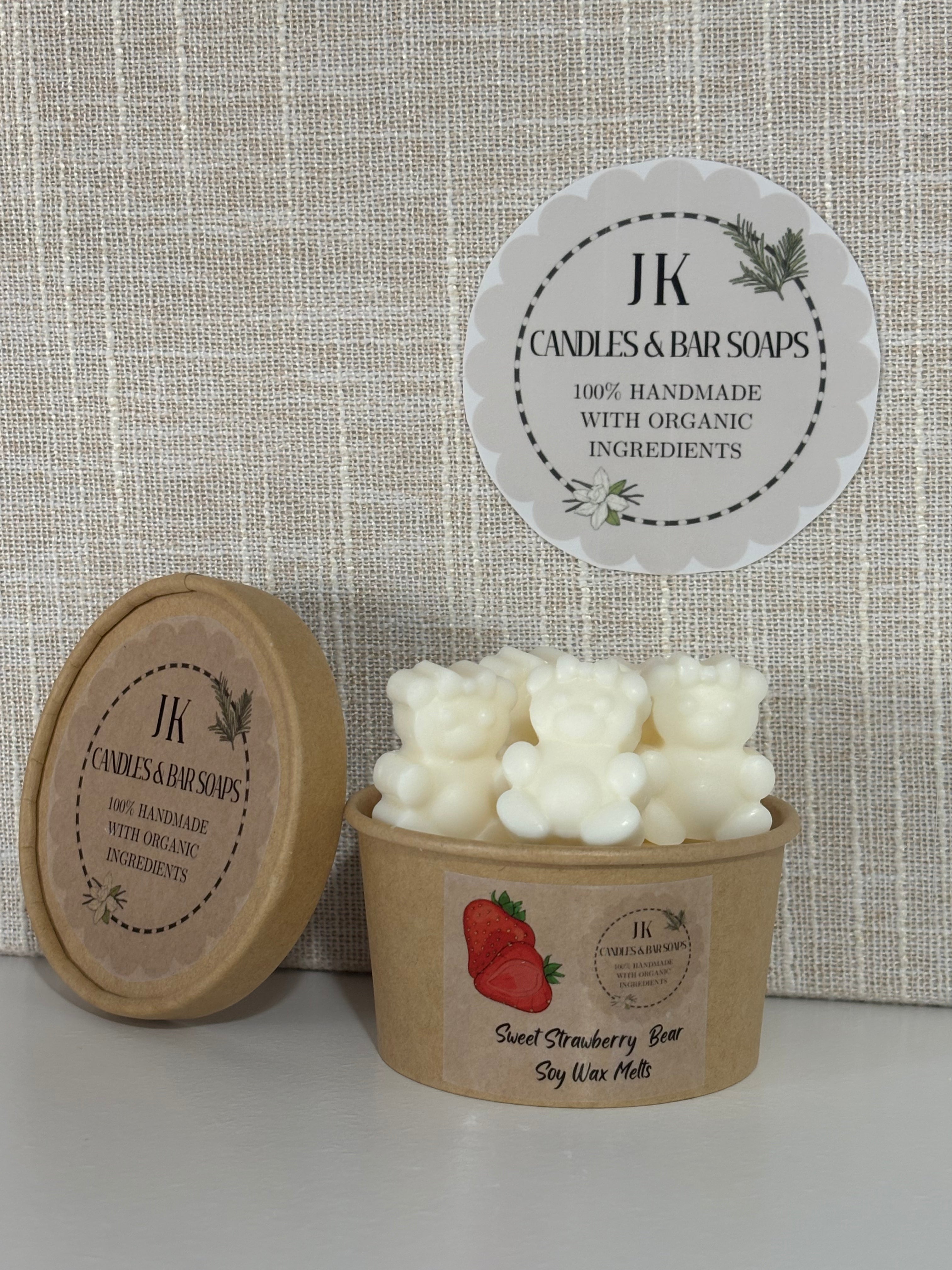 Sweet Strawberry Bear Wax Melts