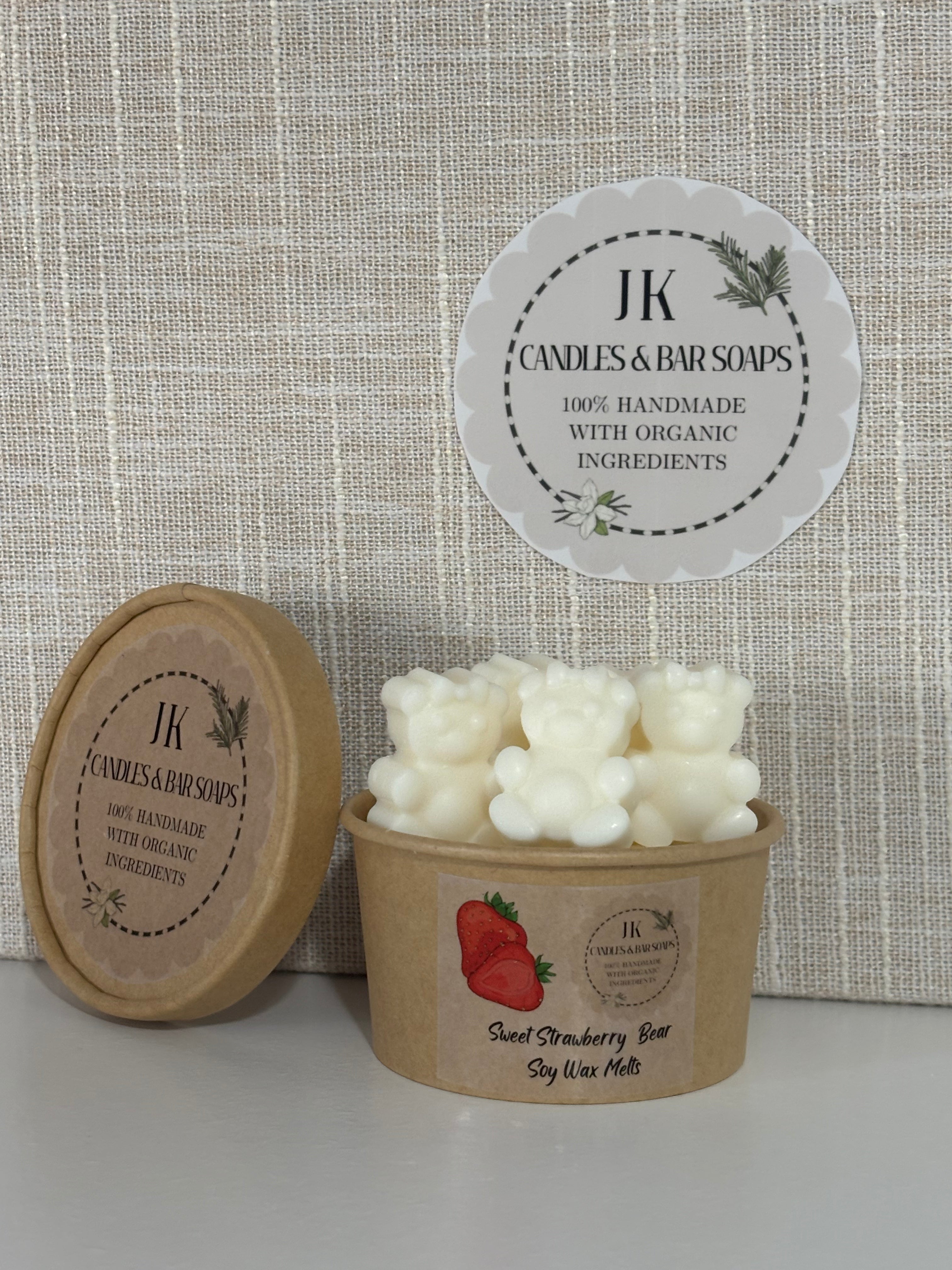 Sweet Strawberry Bear Wax Melts