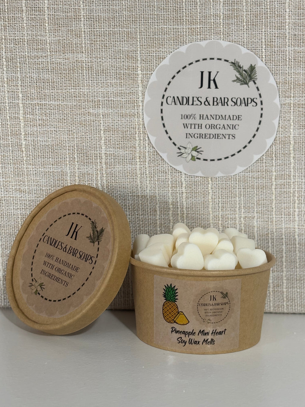 Mini Pineapple Heart Wax Melts