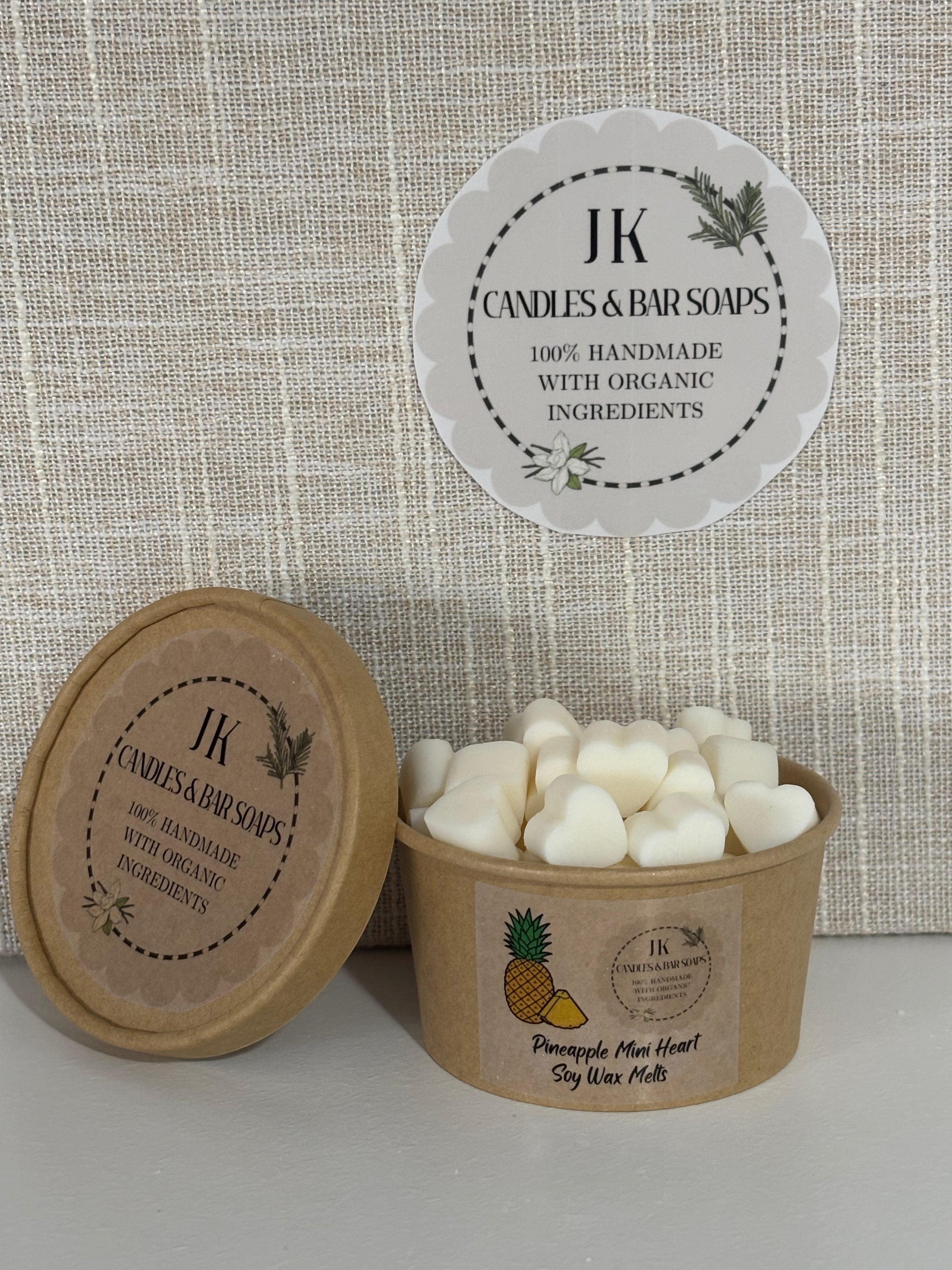 Mini Pineapple Heart Wax Melts